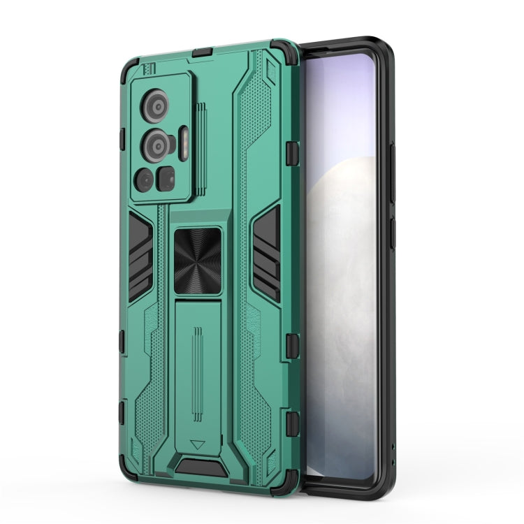 For vivo X70 Pro Supersonic PC + TPU Shock-proof Protective Case with Holder