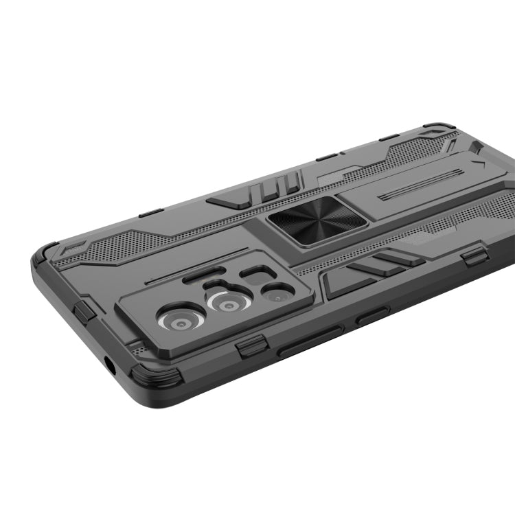 For vivo X70 Pro Supersonic PC + TPU Shock-proof Protective Case with Holder