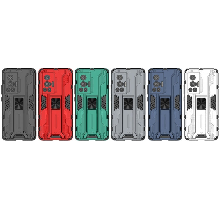 For vivo X70 Pro Supersonic PC + TPU Shock-proof Protective Case with Holder