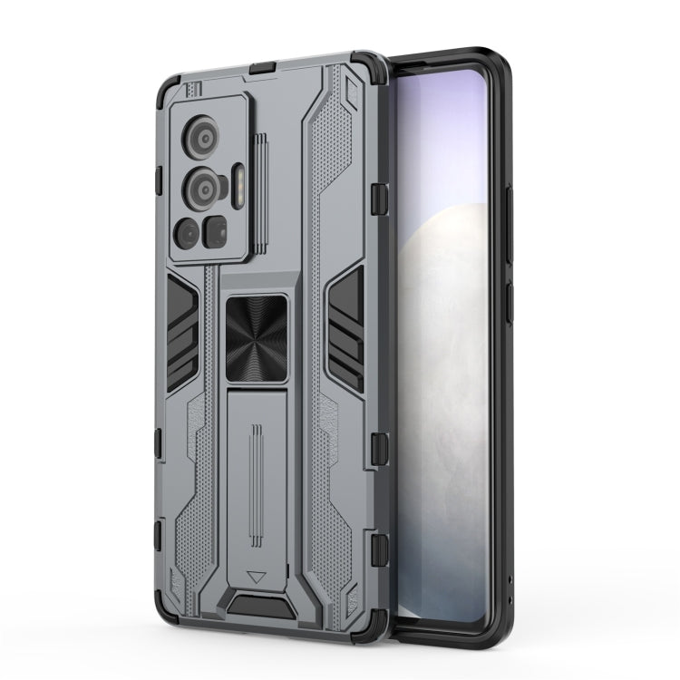 For vivo X70 Pro Supersonic PC + TPU Shock-proof Protective Case with Holder