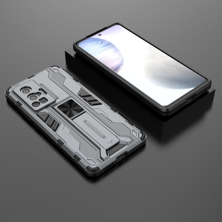 For vivo X70 Pro Supersonic PC + TPU Shock-proof Protective Case with Holder