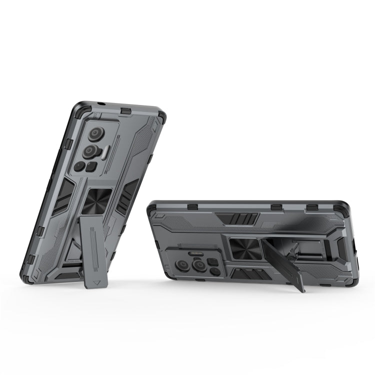 For vivo X70 Pro Supersonic PC + TPU Shock-proof Protective Case with Holder