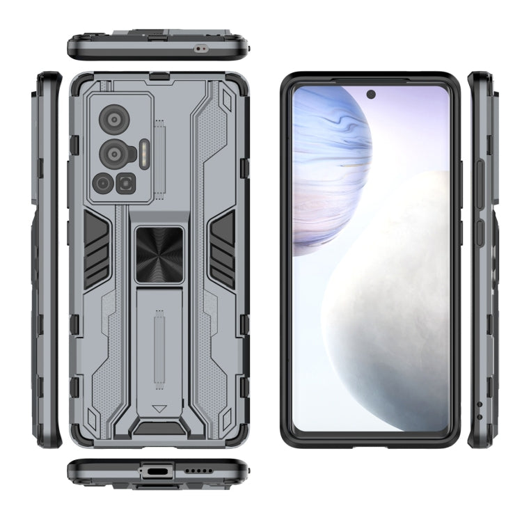 For vivo X70 Pro Supersonic PC + TPU Shock-proof Protective Case with Holder
