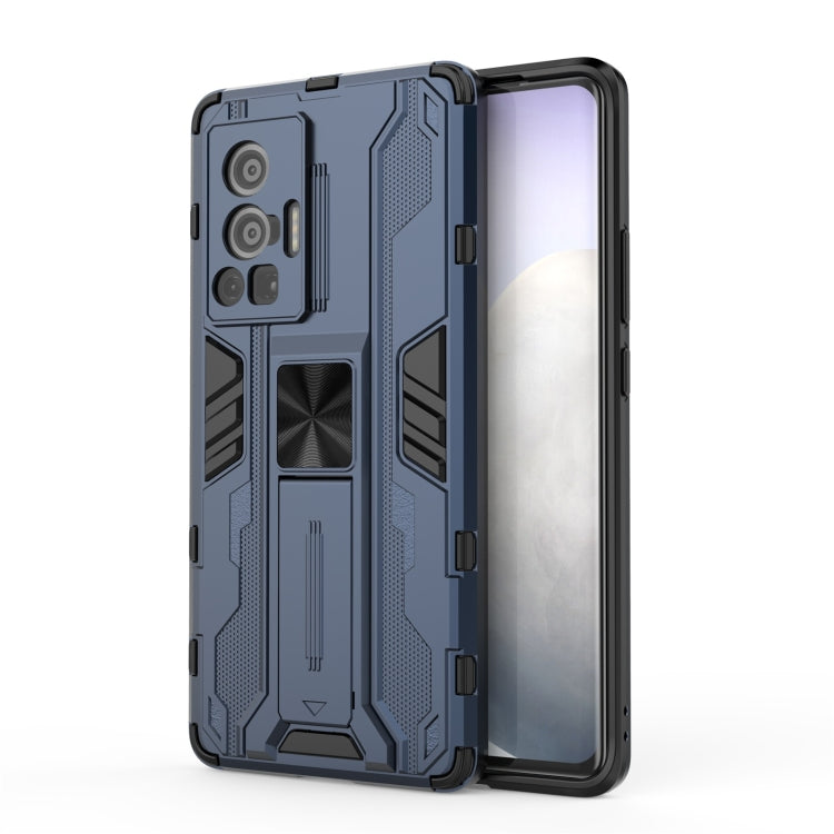 For vivo X70 Pro Supersonic PC + TPU Shock-proof Protective Case with Holder