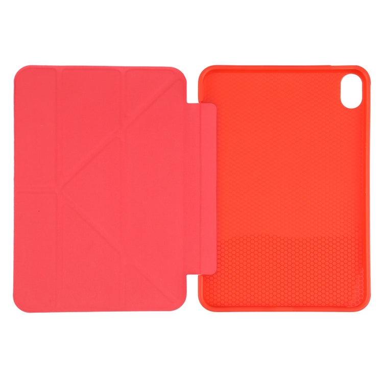 For iPad mini 6 TPU Horizontal Deformation Flip Leather Tablet Case with Holder