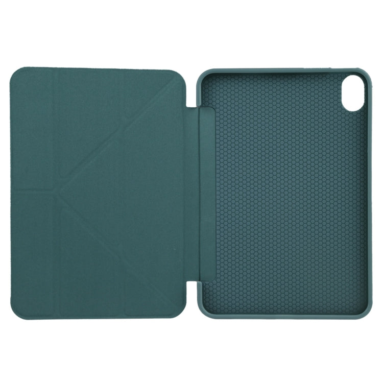 For iPad mini 6 TPU Horizontal Deformation Flip Leather Tablet Case with Holder