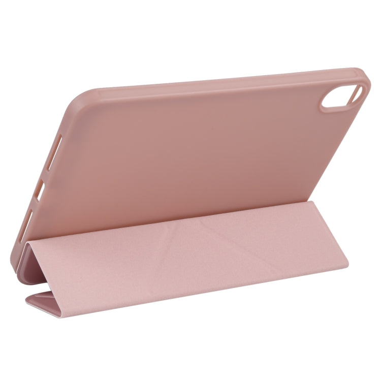 For iPad mini 6 TPU Horizontal Deformation Flip Leather Tablet Case with Holder