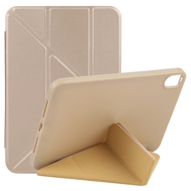 For iPad mini 6 TPU Horizontal Deformation Flip Leather Tablet Case with Holder