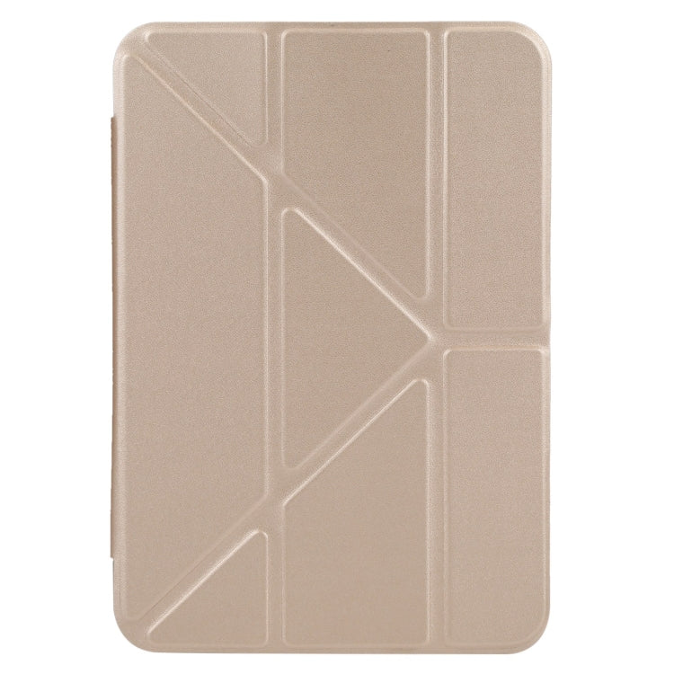 For iPad mini 6 TPU Horizontal Deformation Flip Leather Tablet Case with Holder