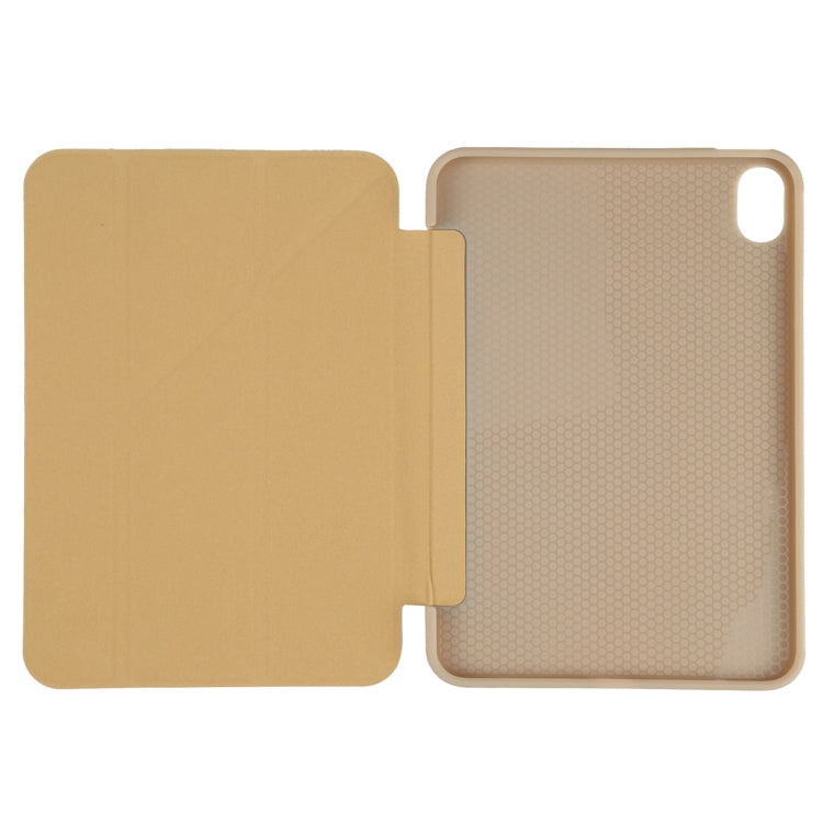 For iPad mini 6 TPU Horizontal Deformation Flip Leather Tablet Case with Holder