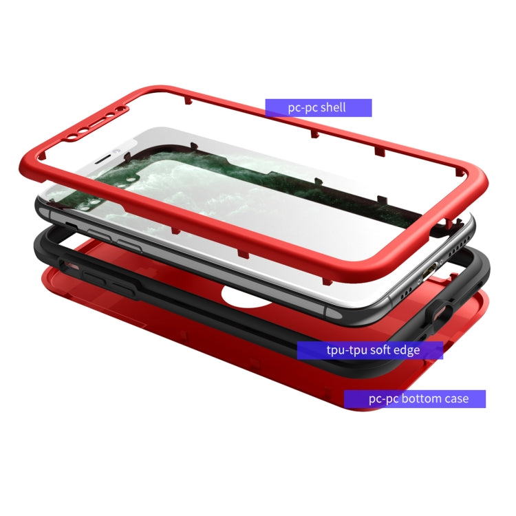 360 Degrees Full Package PC + TPU Combination Case For iPhone 11 Pro Max