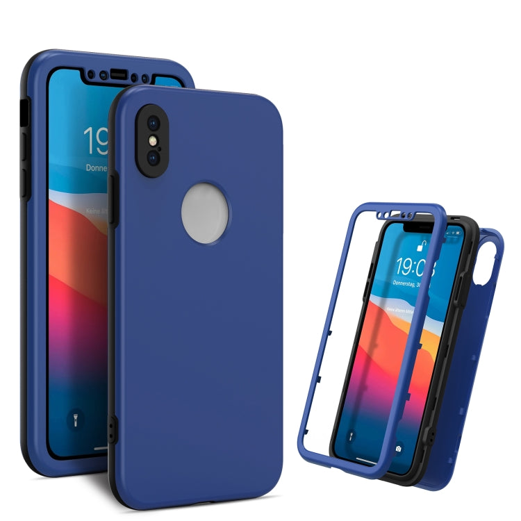 For iPhone XS Max 360 Degrees Full Package PC + TPU Combination Case