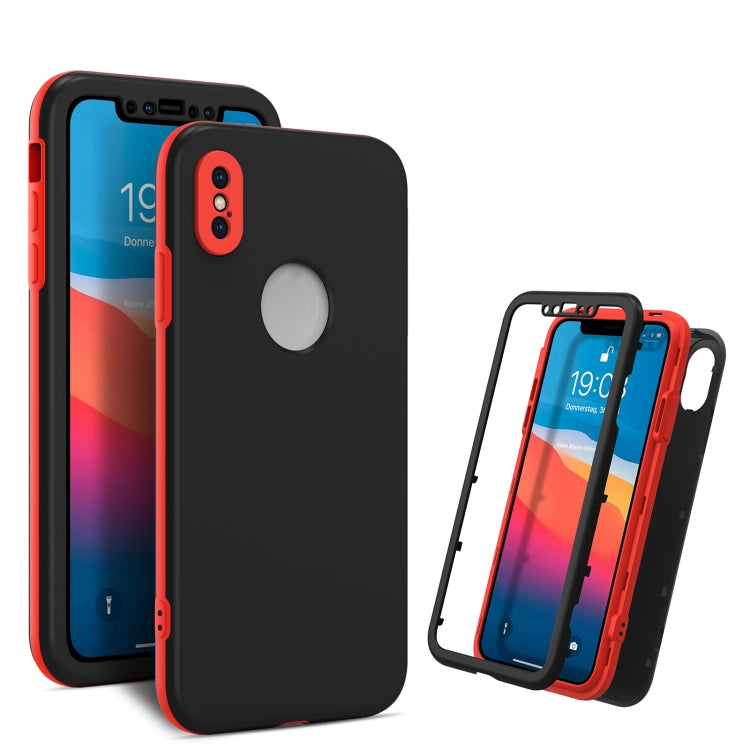 For iPhone XS Max 360 Degrees Full Package PC + TPU Combination Case