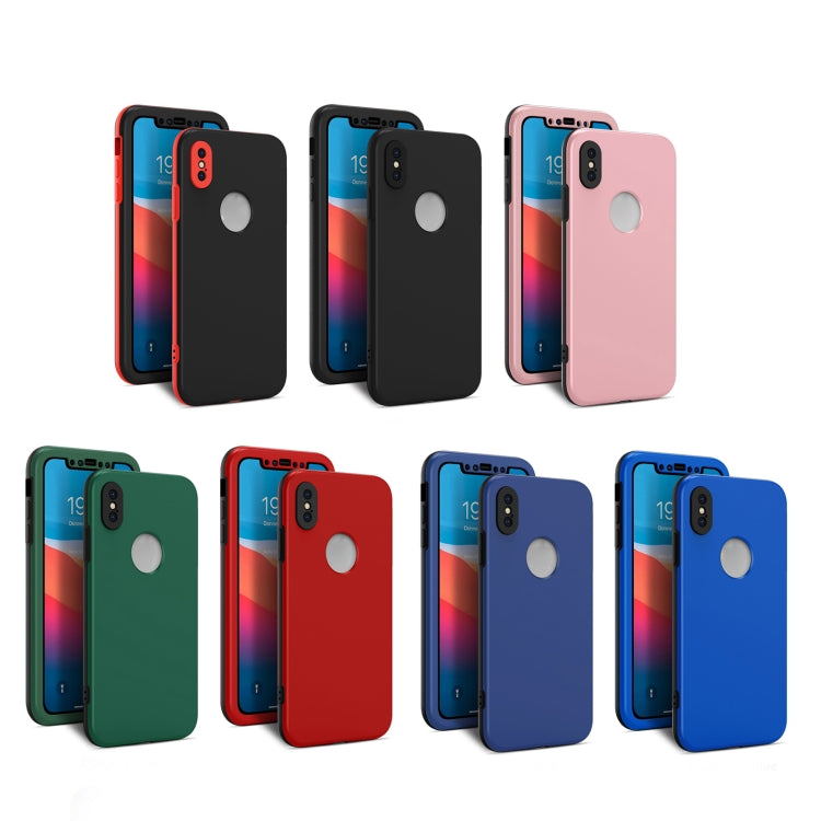 For iPhone X / XS 360 Degrees Full Package PC + TPU Combination Case