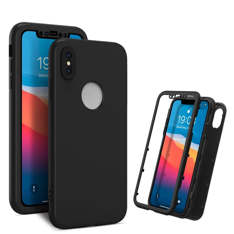 For iPhone X / XS 360 Degrees Full Package PC + TPU Combination Case