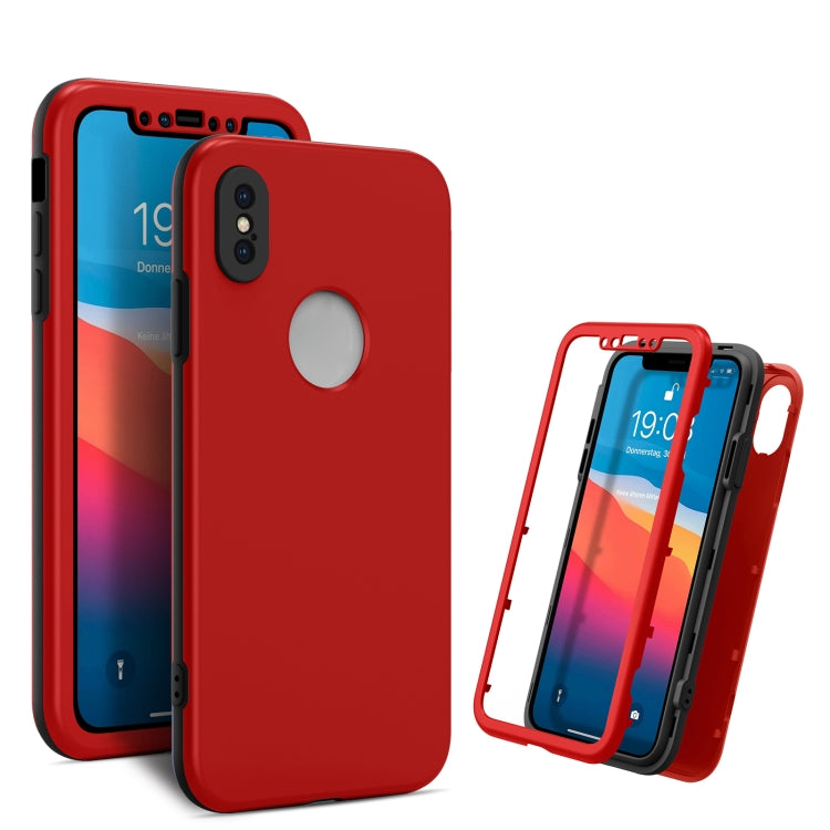 For iPhone X / XS 360 Degrees Full Package PC + TPU Combination Case