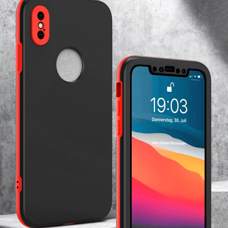 For iPhone X / XS 360 Degrees Full Package PC + TPU Combination Case