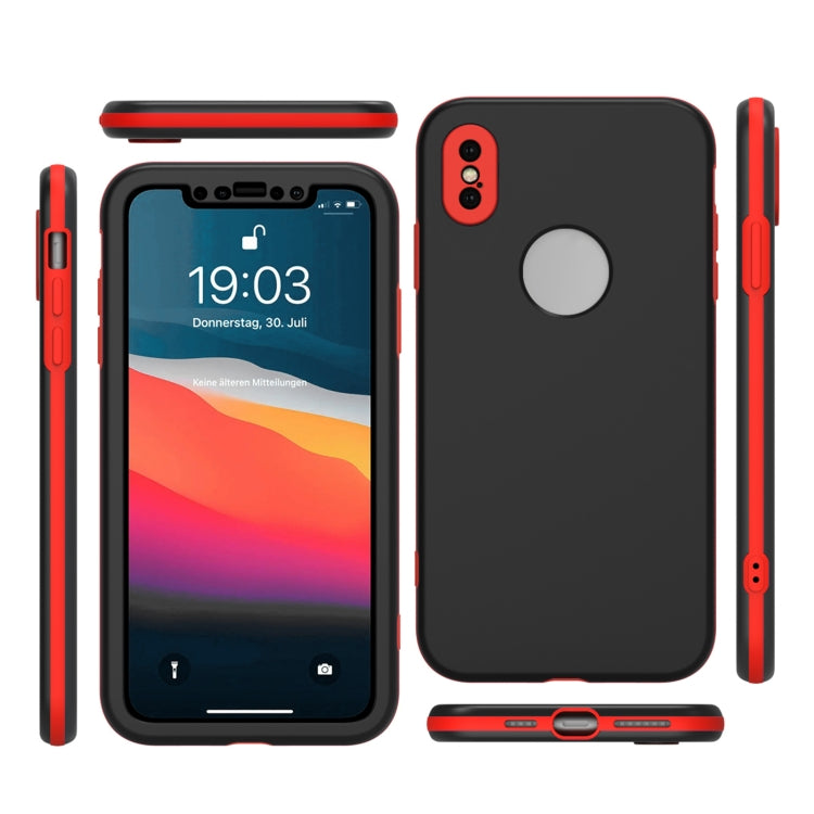 For iPhone X / XS 360 Degrees Full Package PC + TPU Combination Case