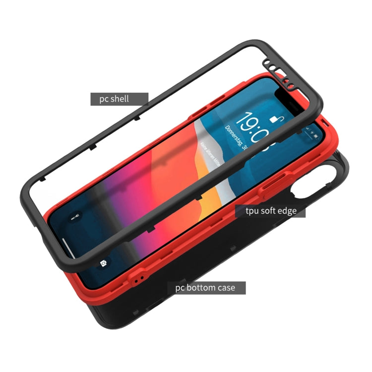 For iPhone X / XS 360 Degrees Full Package PC + TPU Combination Case