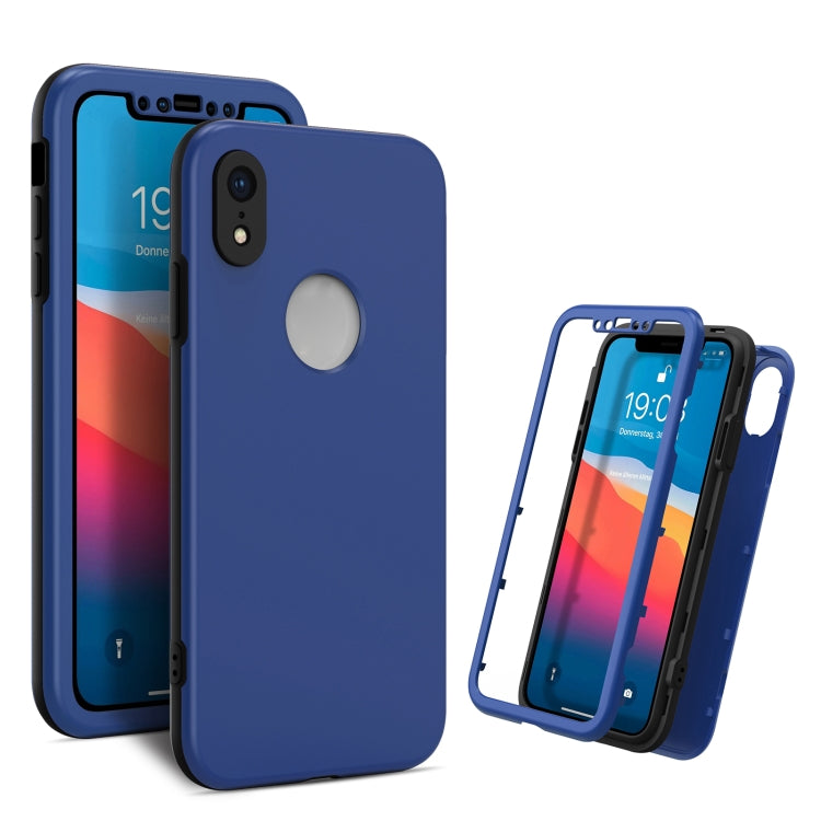 For iPhone XR 360 Degrees Full Package PC + TPU Combination Case