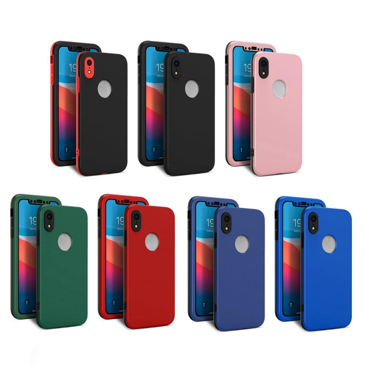 For iPhone XR 360 Degrees Full Package PC + TPU Combination Case