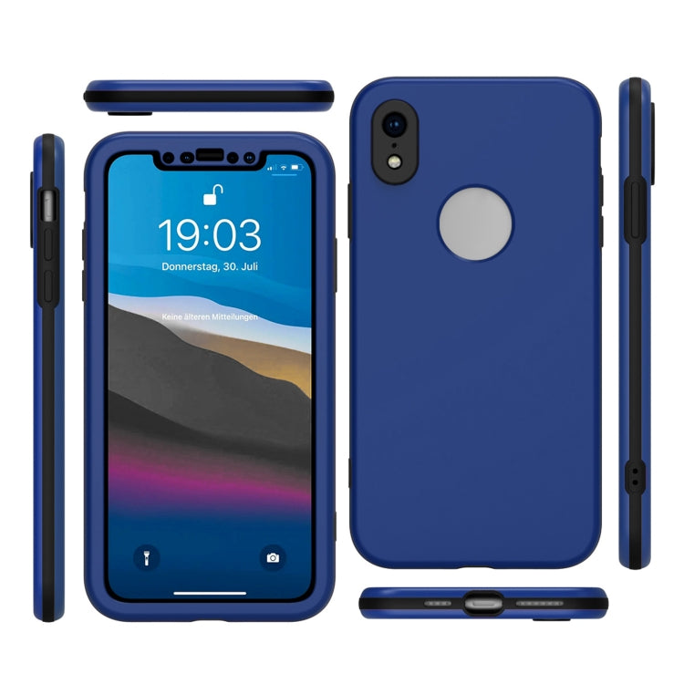 For iPhone XR 360 Degrees Full Package PC + TPU Combination Case
