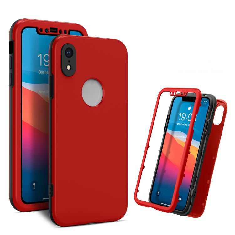 For iPhone XR 360 Degrees Full Package PC + TPU Combination Case