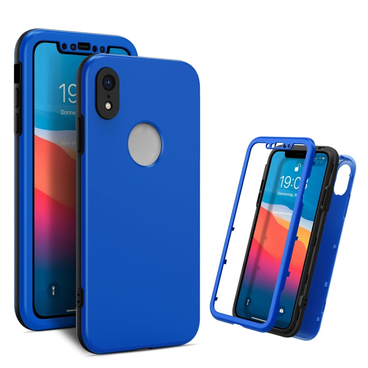 For iPhone XR 360 Degrees Full Package PC + TPU Combination Case