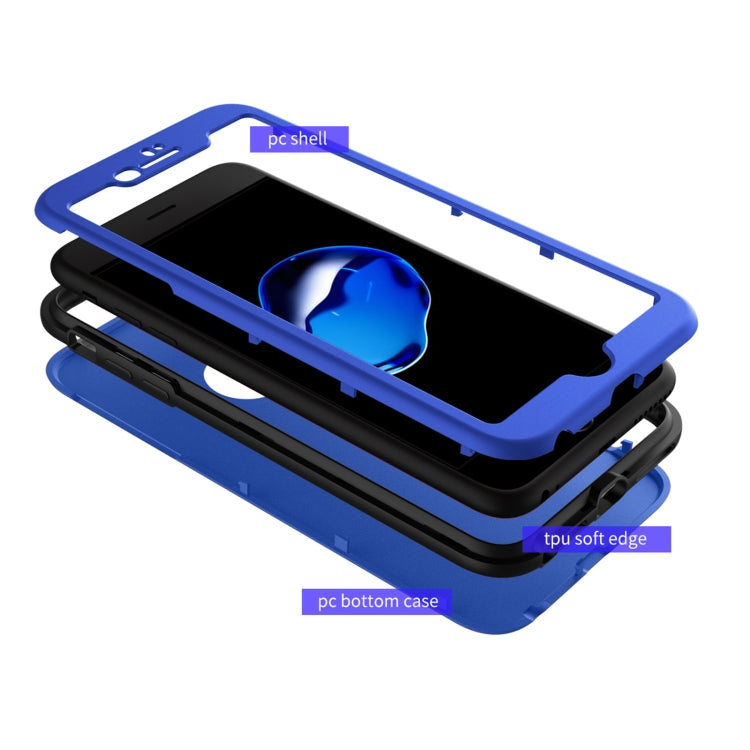 For iPhone 8 / 7 360 Degrees Full Package PC + TPU Combination Case