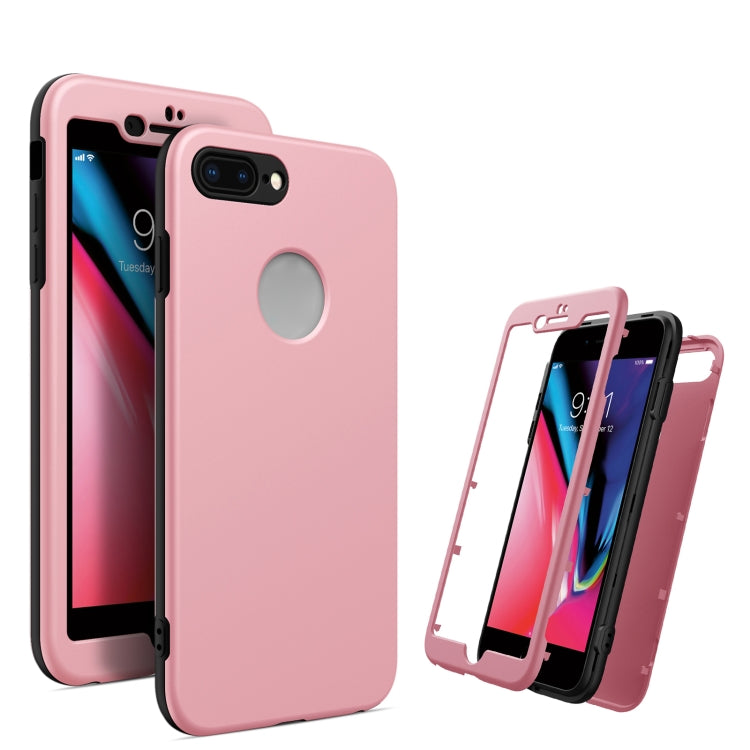 360 Degrees Full Package PC + TPU Combination Case For iPhone 8 Plus & 7 Plus