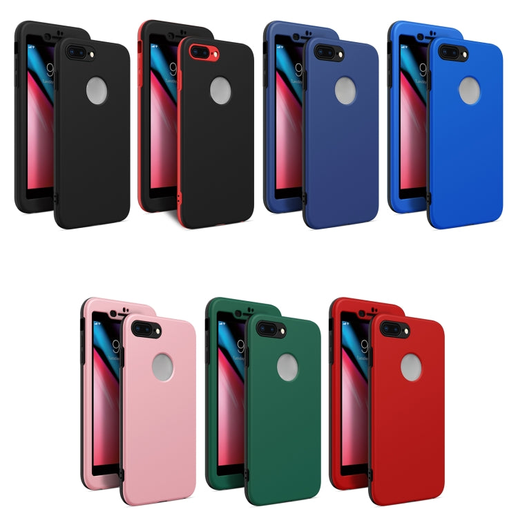 360 Degrees Full Package PC + TPU Combination Case For iPhone 8 Plus & 7 Plus