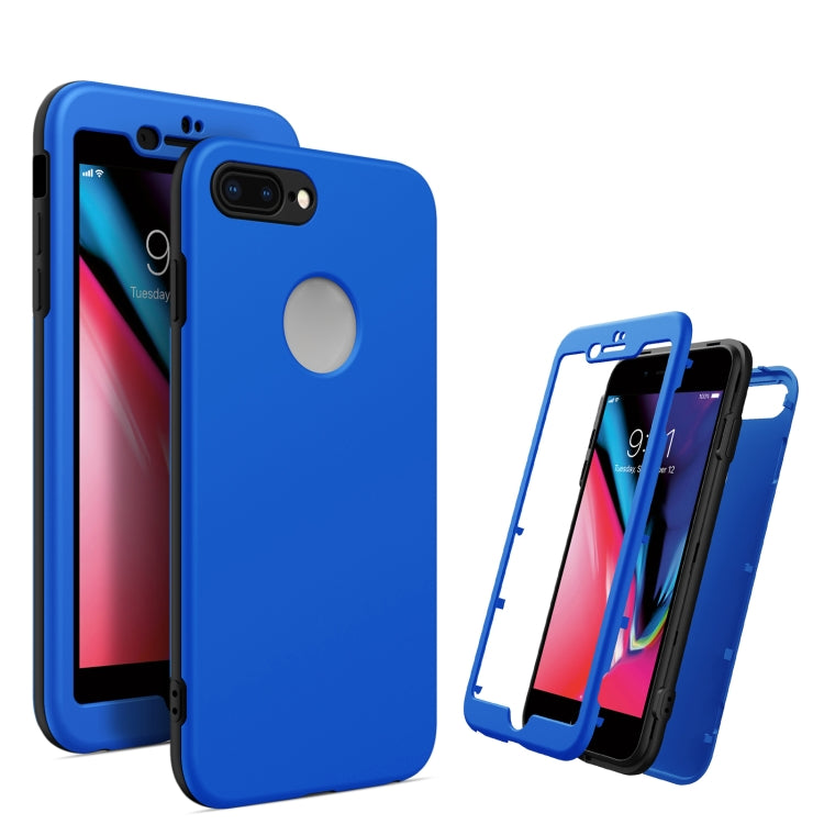 360 Degrees Full Package PC + TPU Combination Case For iPhone 8 Plus & 7 Plus
