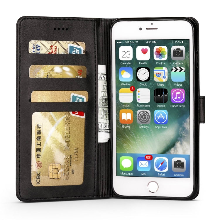 For iPhone 6 Plus / 6s Plus LC.IMEEKE Calf Texture Horizontal Flip Leather Case, with Holder & Card Slots & Wallet