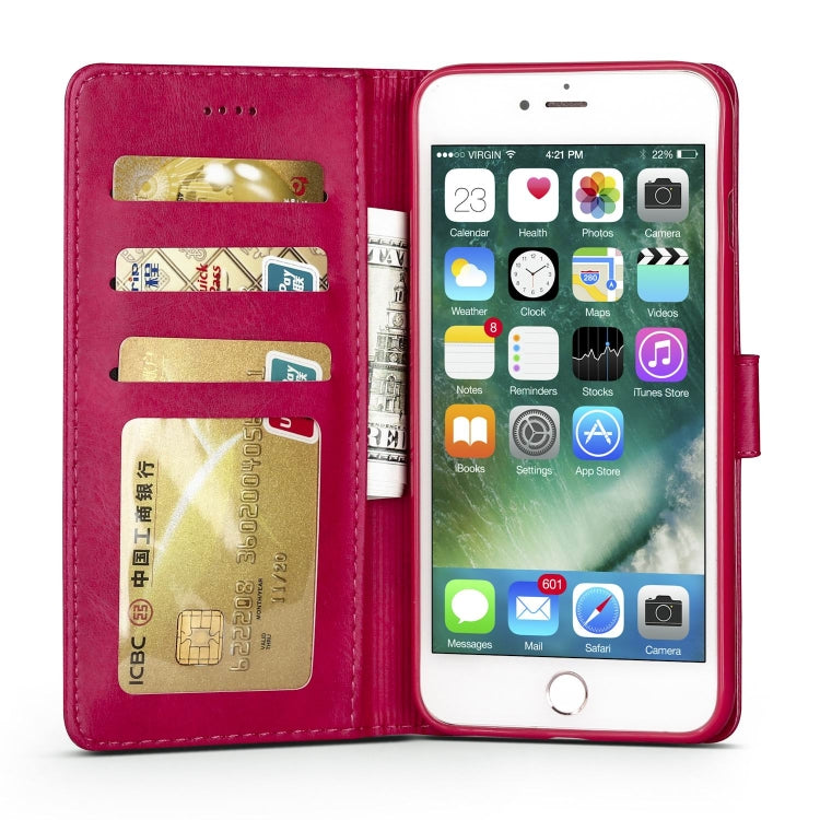 For iPhone 6 Plus / 6s Plus LC.IMEEKE Calf Texture Horizontal Flip Leather Case, with Holder & Card Slots & Wallet