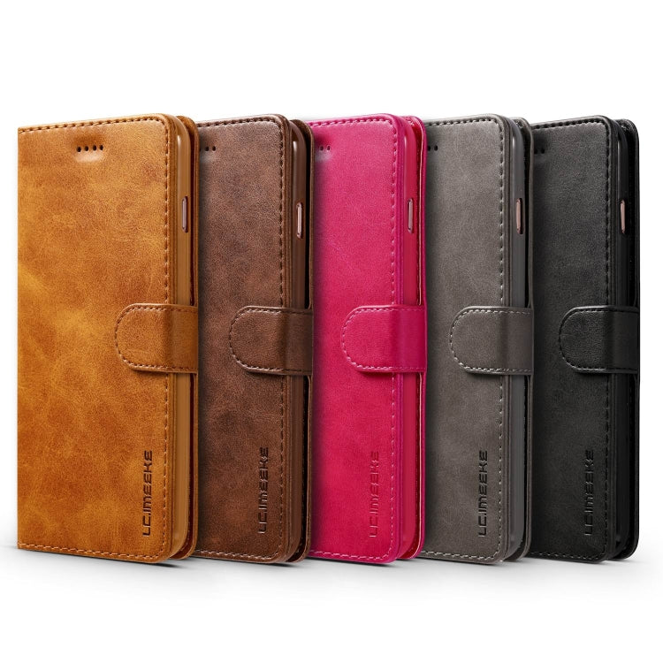 For iPhone 6 Plus / 6s Plus LC.IMEEKE Calf Texture Horizontal Flip Leather Case, with Holder & Card Slots & Wallet