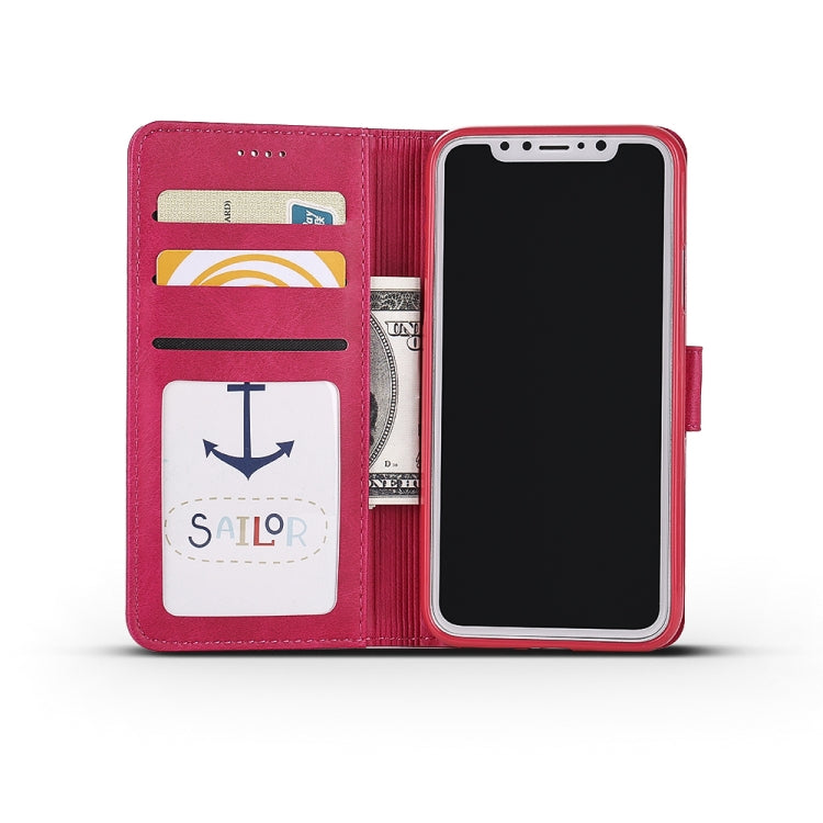 For iPhone X / XS LC.IMEEKE Calf Texture Horizontal Flip Leather Case, with Holder & Card Slots & Wallet