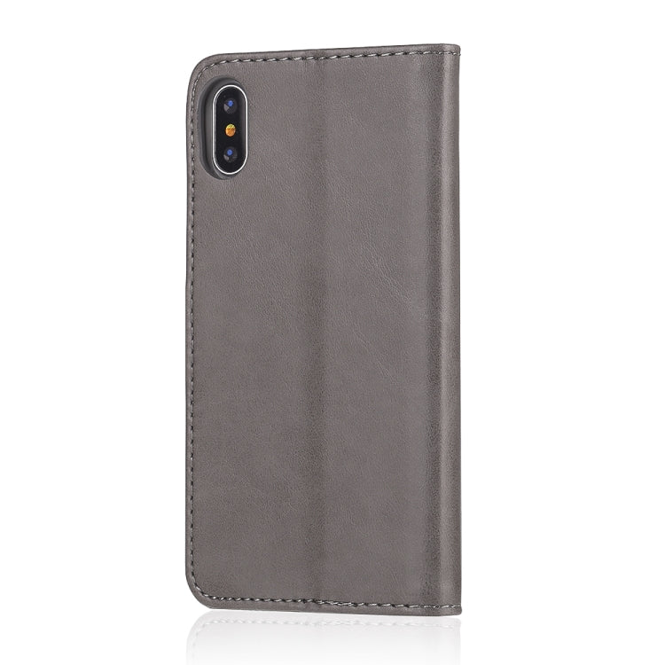 For iPhone X / XS LC.IMEEKE Calf Texture Horizontal Flip Leather Case, with Holder & Card Slots & Wallet