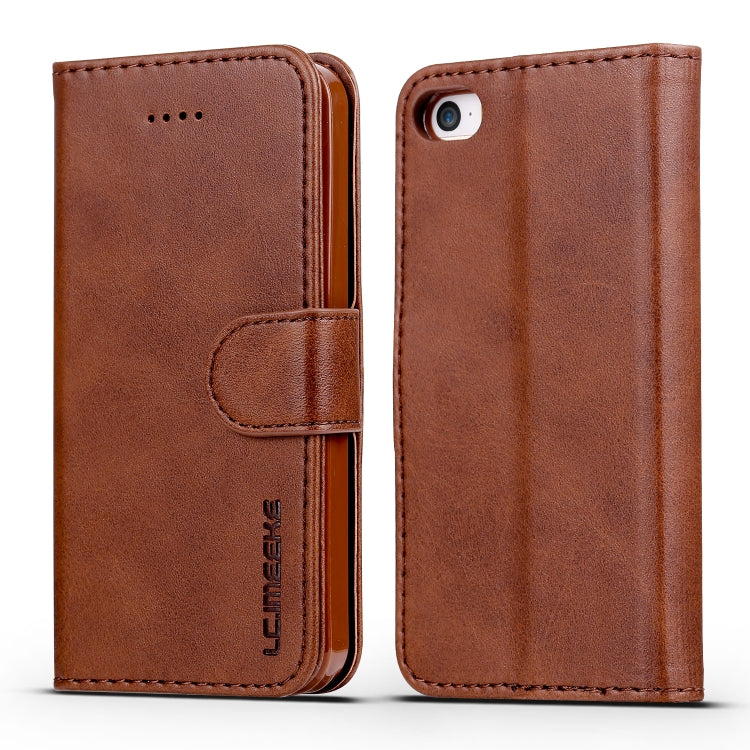For iPhone 11 For iPhone 5 LC.IMEEKE Calf Texture Horizontal Flip Leather Case, with Holder & Card Slots & Wallet