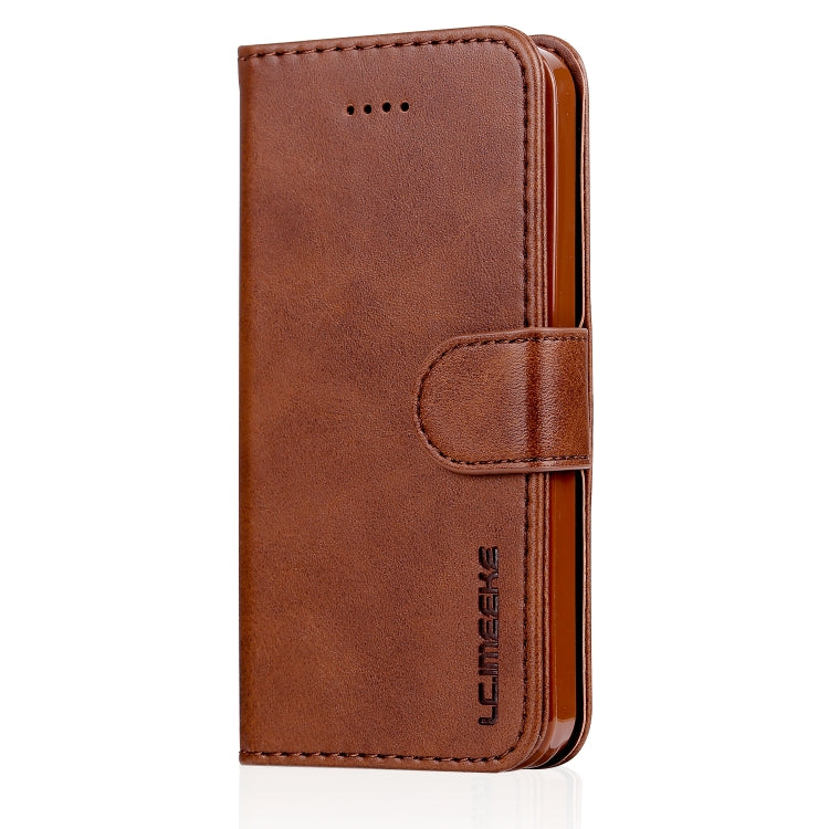 For iPhone 11 For iPhone 5 LC.IMEEKE Calf Texture Horizontal Flip Leather Case, with Holder & Card Slots & Wallet