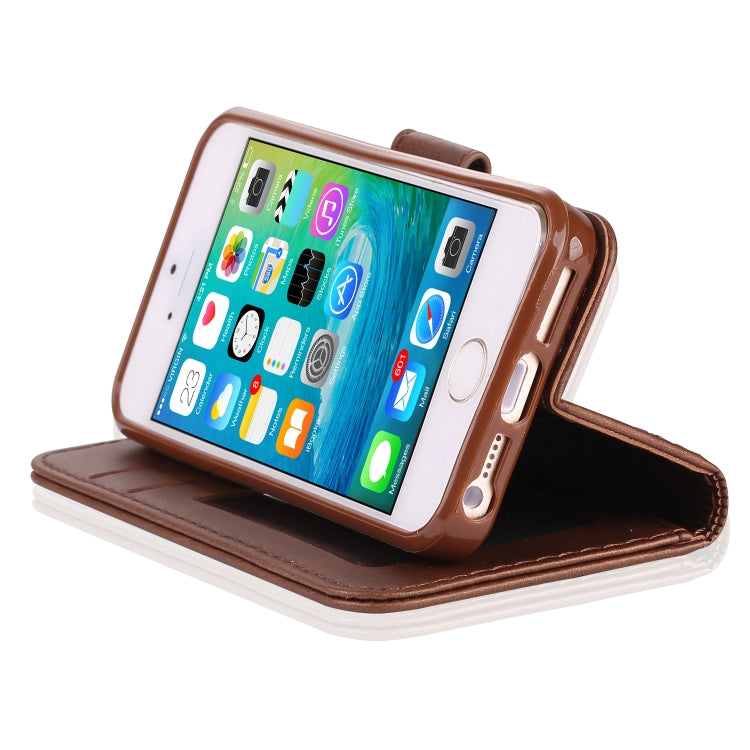 For iPhone 11 For iPhone 5 LC.IMEEKE Calf Texture Horizontal Flip Leather Case, with Holder & Card Slots & Wallet