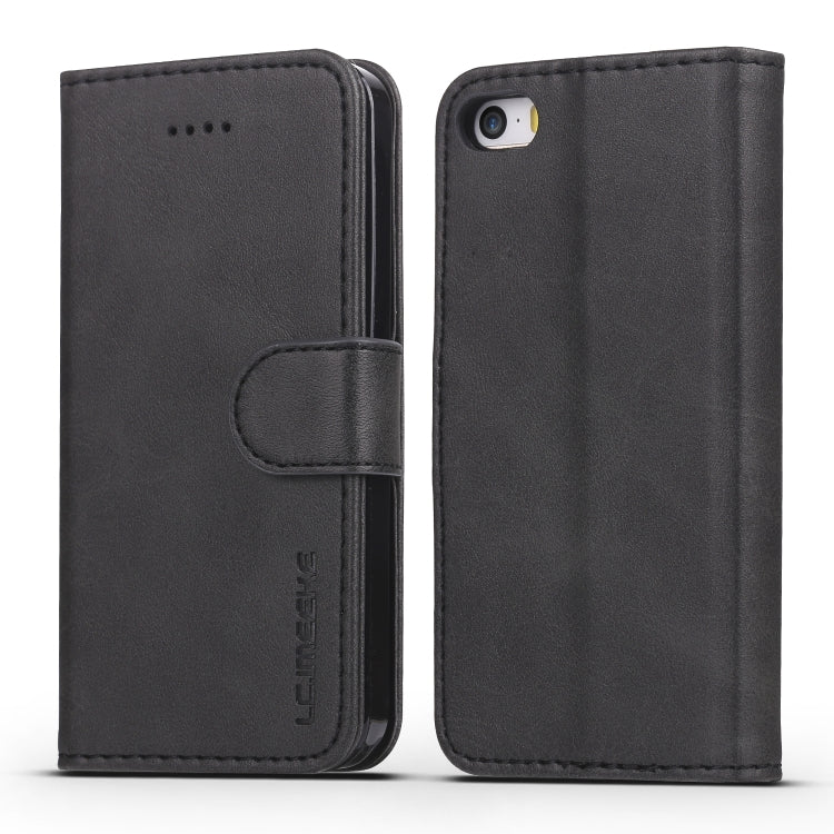 For iPhone 11 For iPhone 5 LC.IMEEKE Calf Texture Horizontal Flip Leather Case, with Holder & Card Slots & Wallet