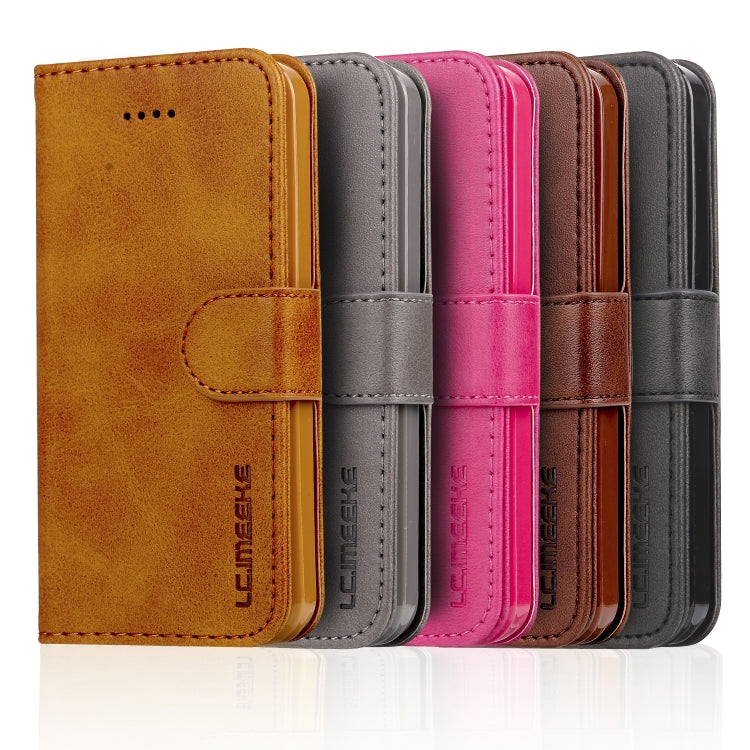 For iPhone 11 For iPhone 5 LC.IMEEKE Calf Texture Horizontal Flip Leather Case, with Holder & Card Slots & Wallet