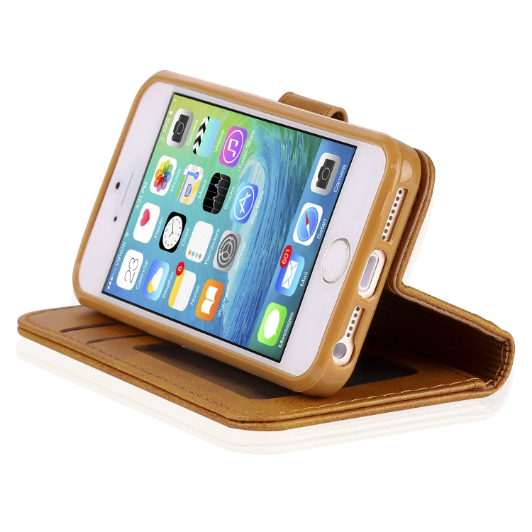 For iPhone 11 For iPhone 5 LC.IMEEKE Calf Texture Horizontal Flip Leather Case, with Holder & Card Slots & Wallet