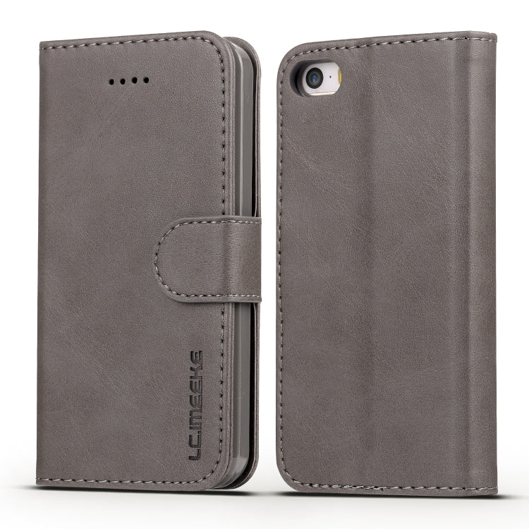 For iPhone 11 For iPhone 5 LC.IMEEKE Calf Texture Horizontal Flip Leather Case, with Holder & Card Slots & Wallet