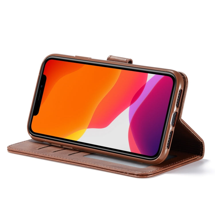 For iPhone 11 LC.IMEEKE Calf Texture Horizontal Flip Leather Case, with Holder & Card Slots & Wallet