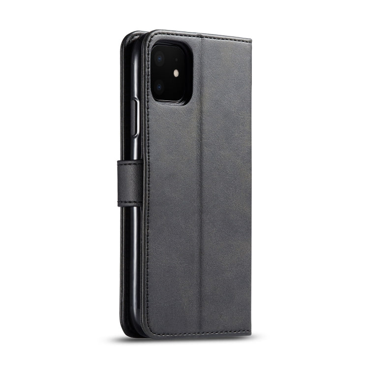For iPhone 11 LC.IMEEKE Calf Texture Horizontal Flip Leather Case, with Holder & Card Slots & Wallet