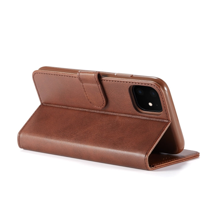 For iPhone 11 LC.IMEEKE Calf Texture Horizontal Flip Leather Case, with Holder & Card Slots & Wallet