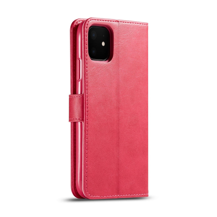 For iPhone 11 LC.IMEEKE Calf Texture Horizontal Flip Leather Case, with Holder & Card Slots & Wallet