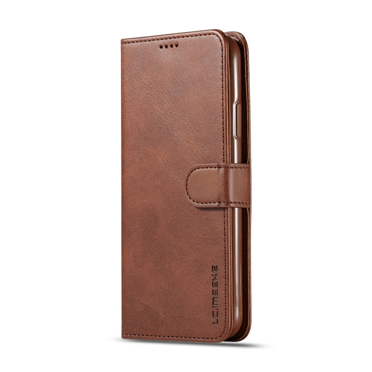 For iPhone 11 Pro Max LC.IMEEKE Calf Texture Horizontal Flip Leather Case, with Holder & Card Slots & Wallet