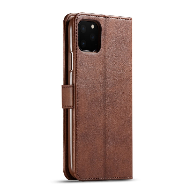 For iPhone 11 Pro Max LC.IMEEKE Calf Texture Horizontal Flip Leather Case, with Holder & Card Slots & Wallet
